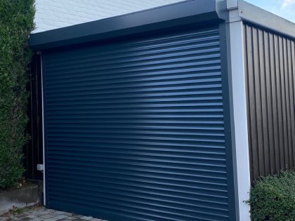 portes roulantes, RAL 7016, cadre